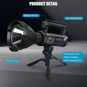 Portable Powerful LED Flashlight